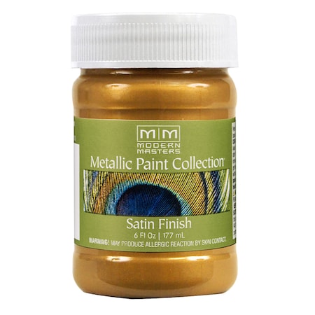 Modern Masters 6 Oz Tequila Gold WaterBased Decorative Metallic Paint ME661